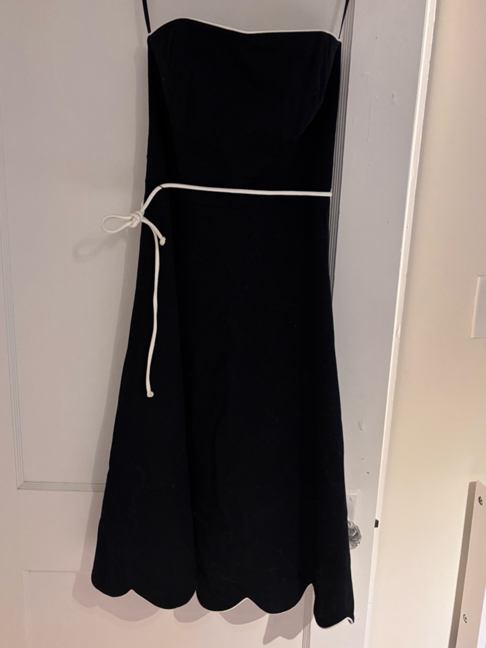 White House black market strapless dress